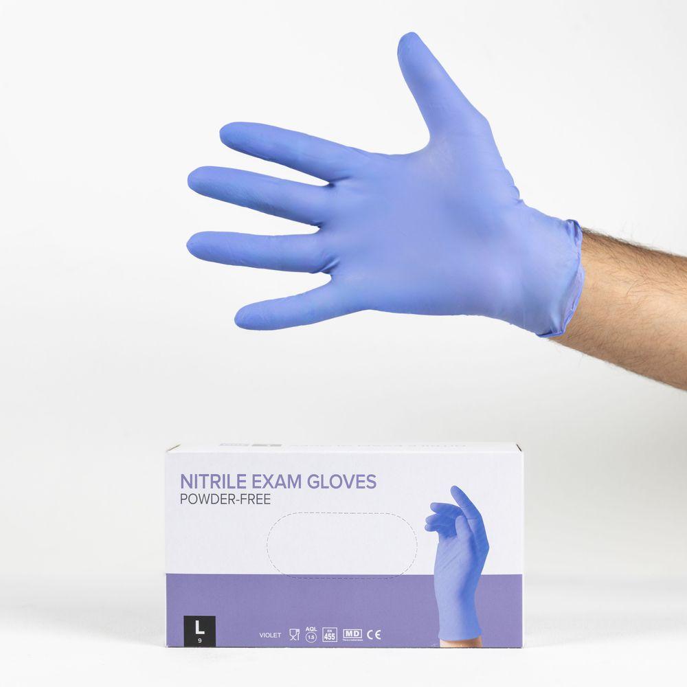 ნიტრილის ხელთათმანი ლურჯი